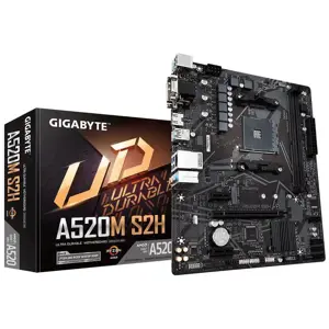 Mainboard GIGABYTE AMD A520 SAM4 Micro-ATX Memory DDR4 Memory slots 2 2xPCI-Express 3.0 1x 1xPCI-Ex…