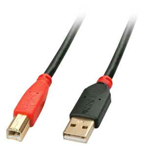 "Lindy" 10 m USB2.0 aktyvusis ilgintuvas A/B, 10 m, USB A, USB B, USB 2.0, vyriškas/vyriškas, juoda…