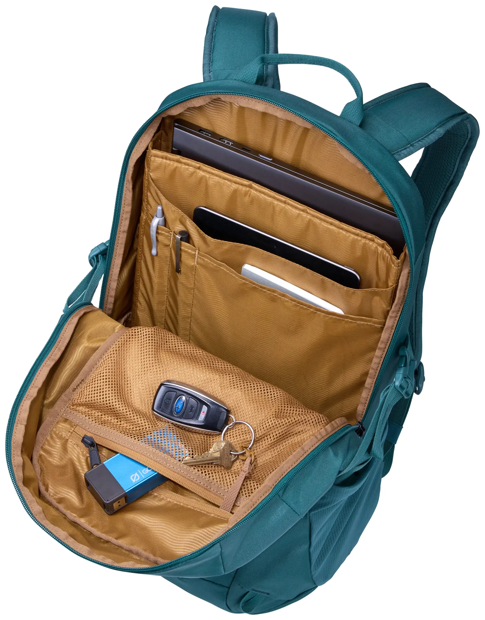 "Thule EnRoute" TEBP4116 - "Mallard Green", miesto, 39,6 cm (15,6"), nešiojamojo kompiuterio skyrius, nailonas