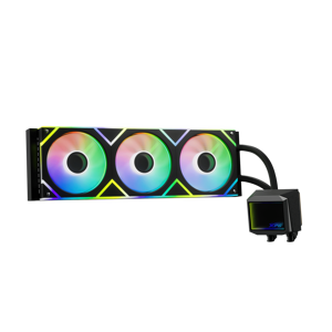 XPG LEVANTE II 360, All-in-one liquid cooler, 12 cm, Black