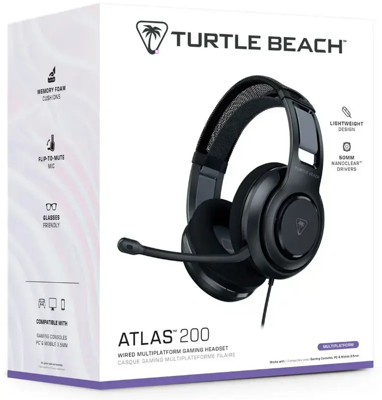 Turtle Beach headset Atlas 200 MultiPlatform, black