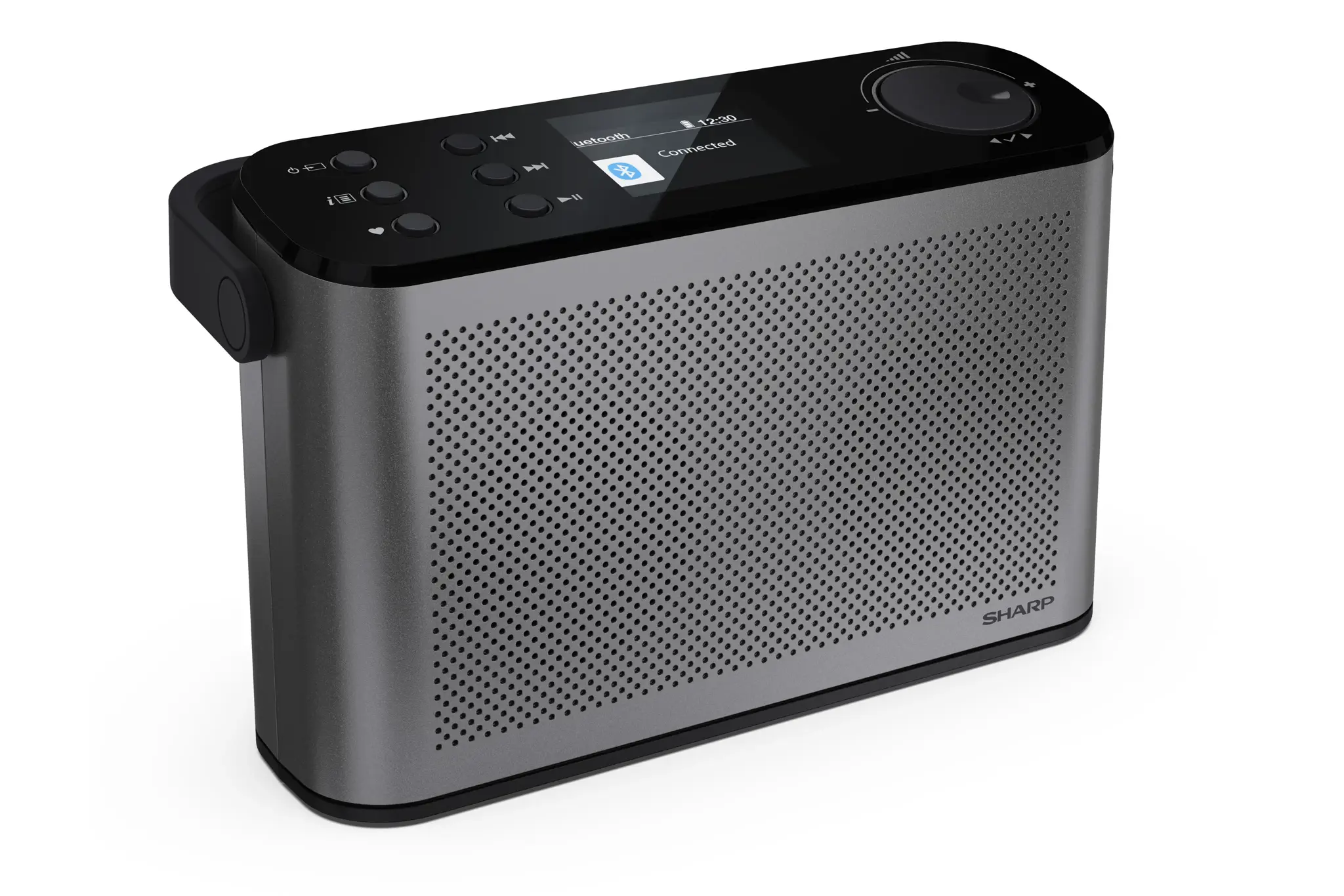 Sharp OSAKA Stereo Portable Digital Radio | DR-P540(GY) | USB port | Bluetooth | FM radio | Wireless connection