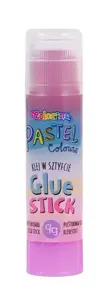 Pieštukiniai klijai Colorino Pastel 9g skaidrūs, pastelinių spalvų 1 vnt.