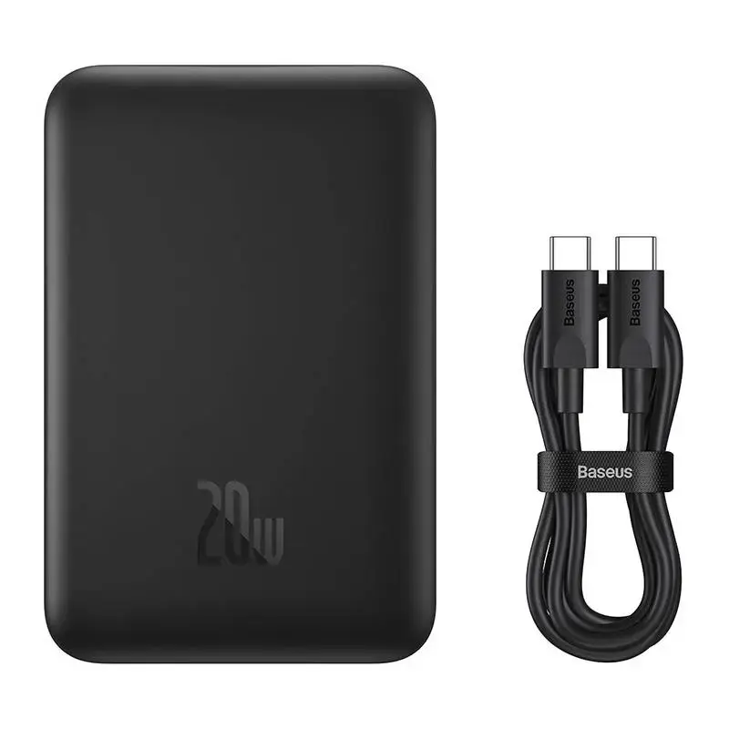 Baseus Magnetic Mini Power Bank with MagSafe 15W / PD QC 20W 10000mAh Black (Black)