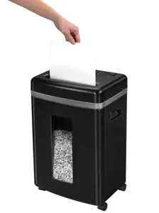 "Fellowes Powershred 450M", smulkinimas mikro pjūviais, 2 x 12 mm, 22 l, 2,1 mm/min, 9 lapai, vidutinis