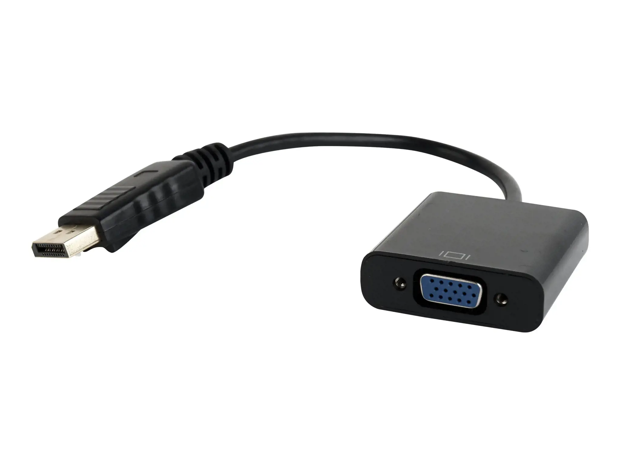 "Cablexpert DisplayPort" ir VGA adapterio kabelis, juodas