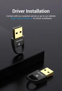 "Vention" USB Bluetooth5.0 adapteris baltas, laidinis, USB, "Bluetooth", baltas