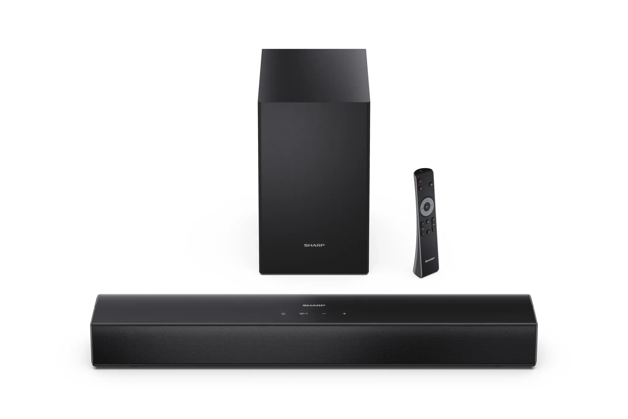 Sharp HT-SBW121 Compact 2.1 Soundbar with Wireless Subwoofer | Sharp