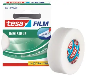 Permatoma lipni juostelė TESA Invisible Self-Adhesive Tape, užklijavus nematoma, lengva naudotis, 1…