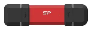 SILICON POWER DS72 Dual USB-C/USB 3.2 Gen 2, 1TB, Red | Silicon Power