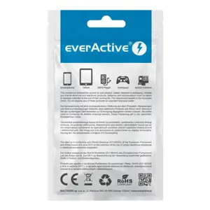 Maitinimo kabelis everActive CBS-1CW (USB - C tipo USB ; 1 m; balta spalva)