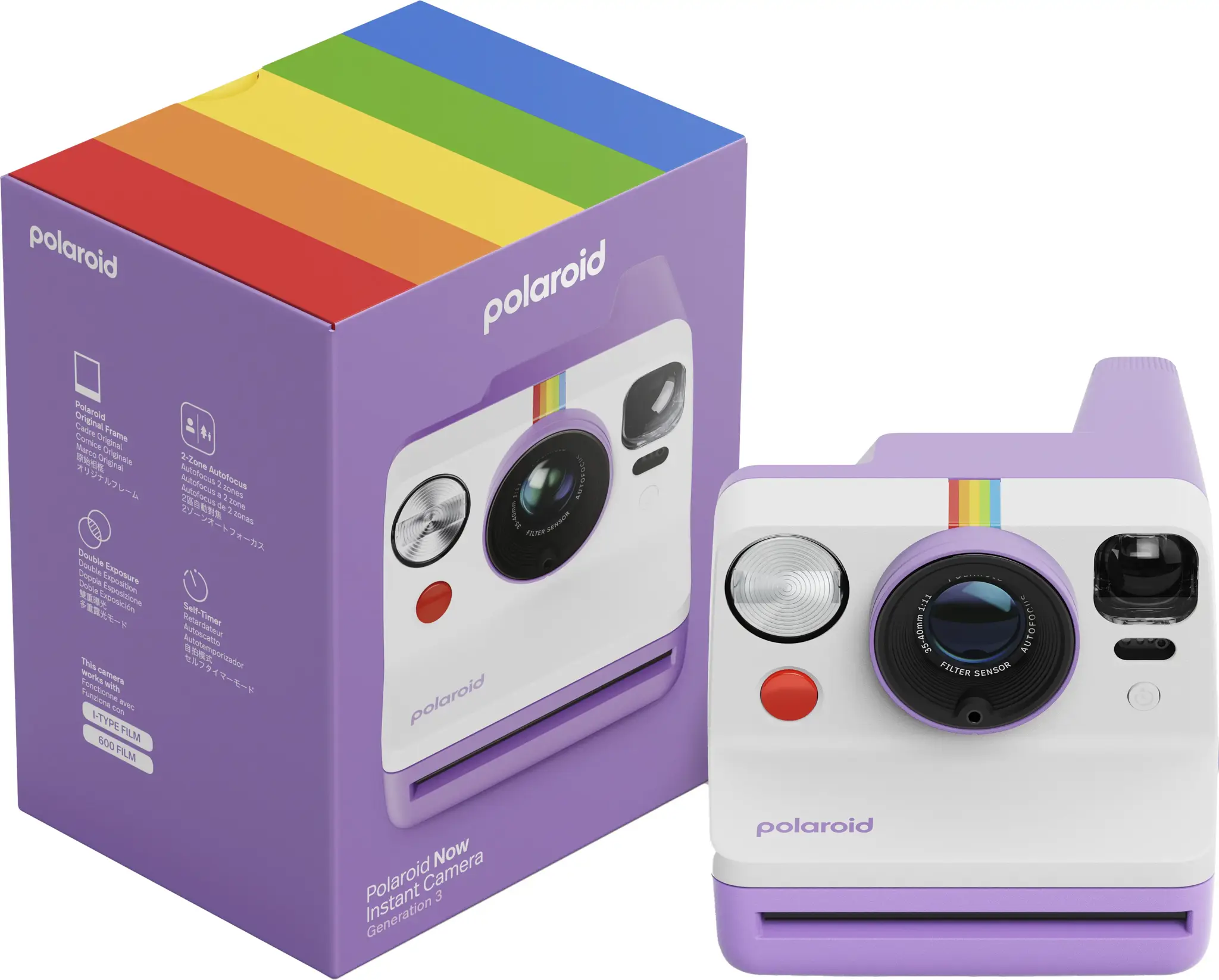 Polaroid Now Gen 3, purple