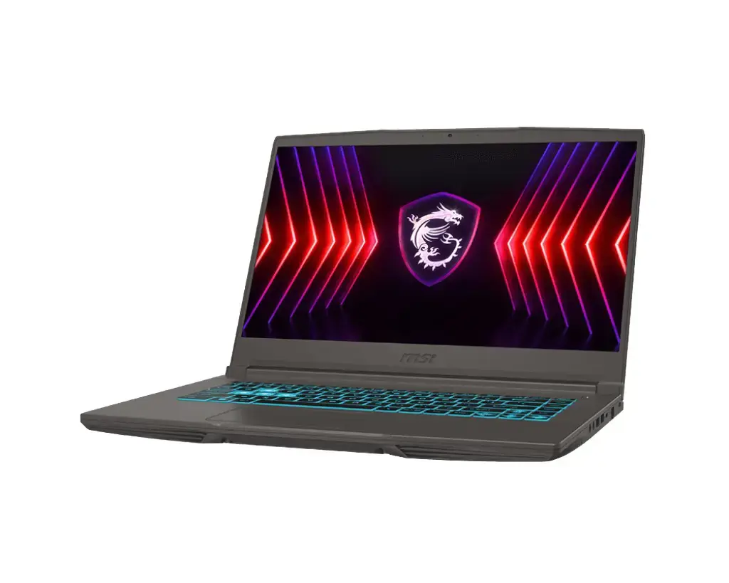 MSI Thin 15 B13VE-3091XPL Intel® Core™ i5 i5-13420H Laptop 39.6 cm (15.6") Full HD 16 GB DDR4-SDRAM 512 GB SSD NVIDIA GeForce RTX 4050 Wi-Fi 6E (802.11ax) NoOS Black