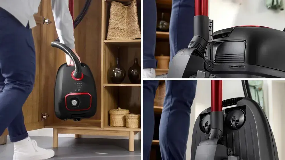 Bosch Serie 4 BGB41POW1 850 W black bagged vacuum cleaner