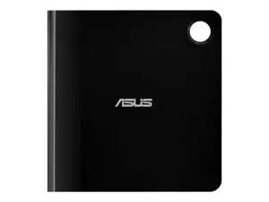ASUS SBW-06D5H-U, juoda, sidabrinė, dėklas, stalinis / nešiojamasis kompiuteris, "Blu-Ray RW", USB 3.1 Gen 1, 80,120 mm