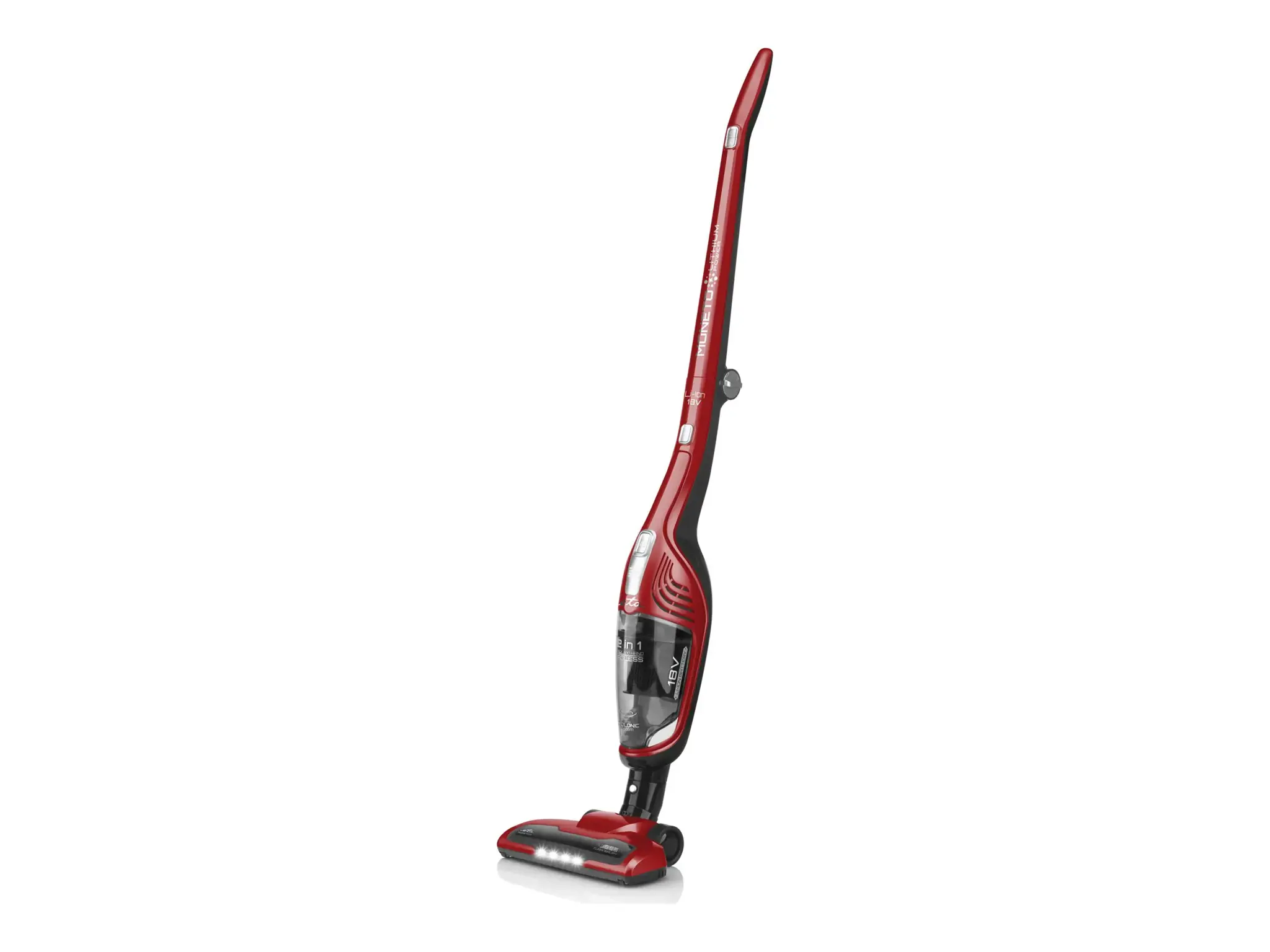 ETA | Vacuum Cleaner | ETA445390000 Moneto II | Cordless operating | Handstick 2in1 | N/A W | 18 V | Operating time (max) 45 min | Red/Black