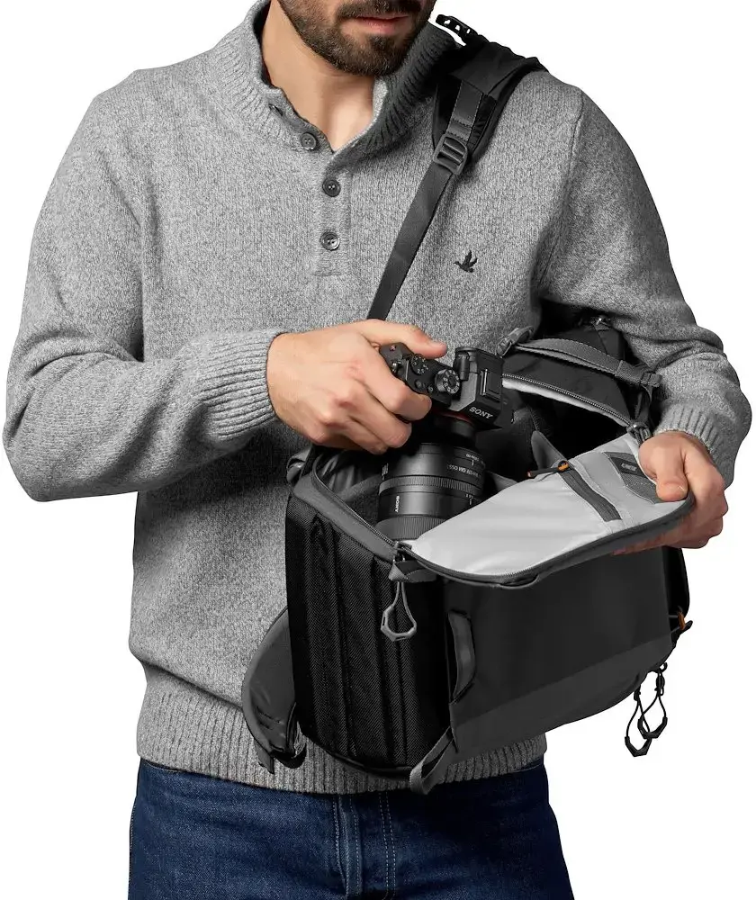 Lowepro kuprinė Photo Active BP 200 AW, juoda/pilka