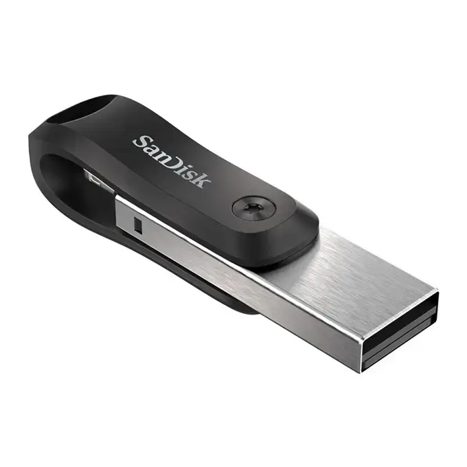 "SanDisk iXpand Flash Drive Go 256GB - USB3.0 + "Lightning" - skirtas "iPhone" ir "iPad"; EAN:619659169947