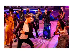 "Sony" didelės galios garso sistema MHC-V73D USB prievadas, FM radijas, NFC, "Bluetooth