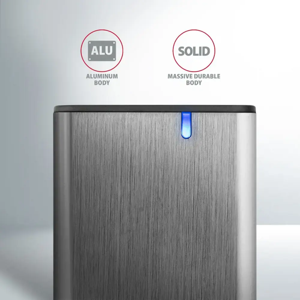 AXAGON EEM2-SG2 USB-C 3.2 Gen 2 - M.2 NVMe / SATA SSD 30-80 mm ALU dėžutė