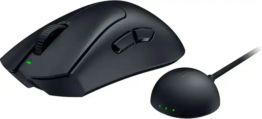 Razer DeathAdder V4 Pro Belaidė žaidimų pelė RF Wireless + USB-A, 45000 DPI, Juoda
