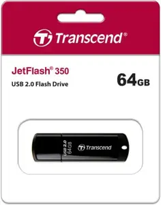TRANSCEND JETFLASH 350 64GB USB 2.0 atmintinė
