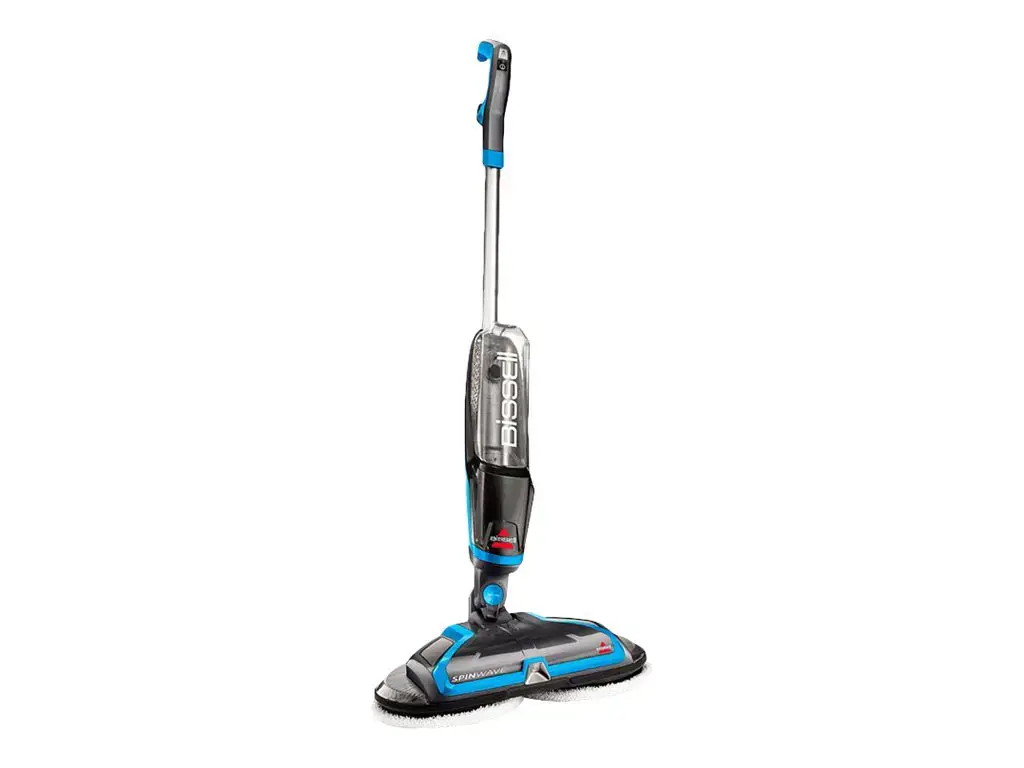 "Bissell Mop SpinWave" laidinis darbinis šluostukas, skalbimo funkcija, galia 105 W, mėlyna/titano spalva