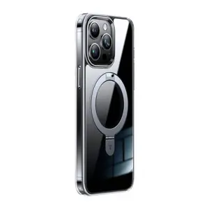Torras telefono dėklas UPRO Ostand Clear, skirtas iPhone 15 PRO (skaidrus)