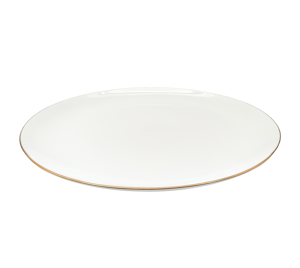 Lėkštė Gold, porcelianas, D 27 cm, vnt