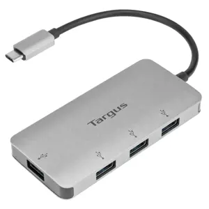 "TARGUS USB-C" 4 PRIEVADŲ ŠAKOTUVAS SU DĖKLU