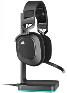 CORSAIR HS80 RGB belaidės ausinės Carbon