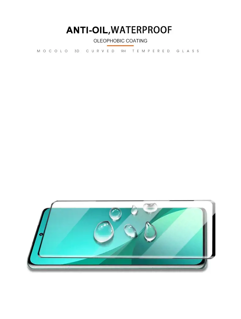 Mocolo 3D 9H Full Glue - Apsauginis viso ekrano stiklas, skirtas "Xiaomi 12 / 12X" (juodas)