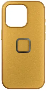 "Peak Design" dėklas "Appel iPhone 15 Pro Mobile Everyday Fabric Case", saulės spalvos