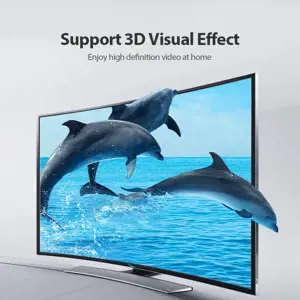 "Vention" nešiojamasis HDMI kabelis 3M juodas, 3 m, A tipo HDMI (standartinis), A tipo HDMI (standartinis), 3D, 18 Gbit/s, juodas