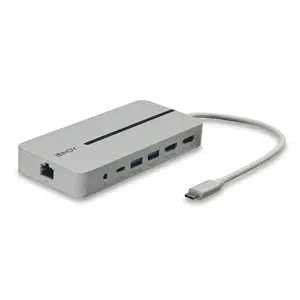 Lindy 43360, laidinis, USB 3.2 Gen 1 (3.1 Gen 1) Type-C, 3,5 mm, sidabrinis, baltas, -20 - 40 °C, -40 - 80 °C