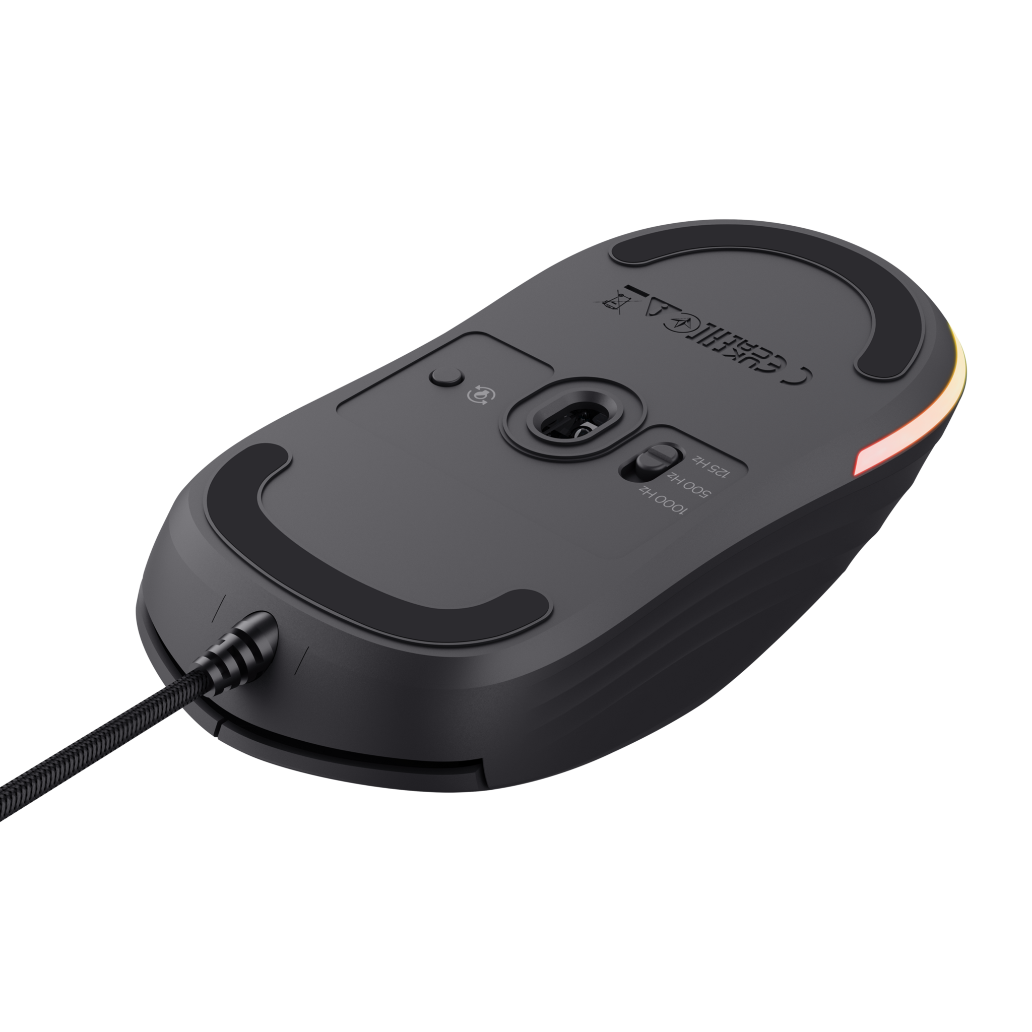 Trust GXT 925 REDEX II, Right-hand, Laser, USB Type-A, 10000 DPI, Black