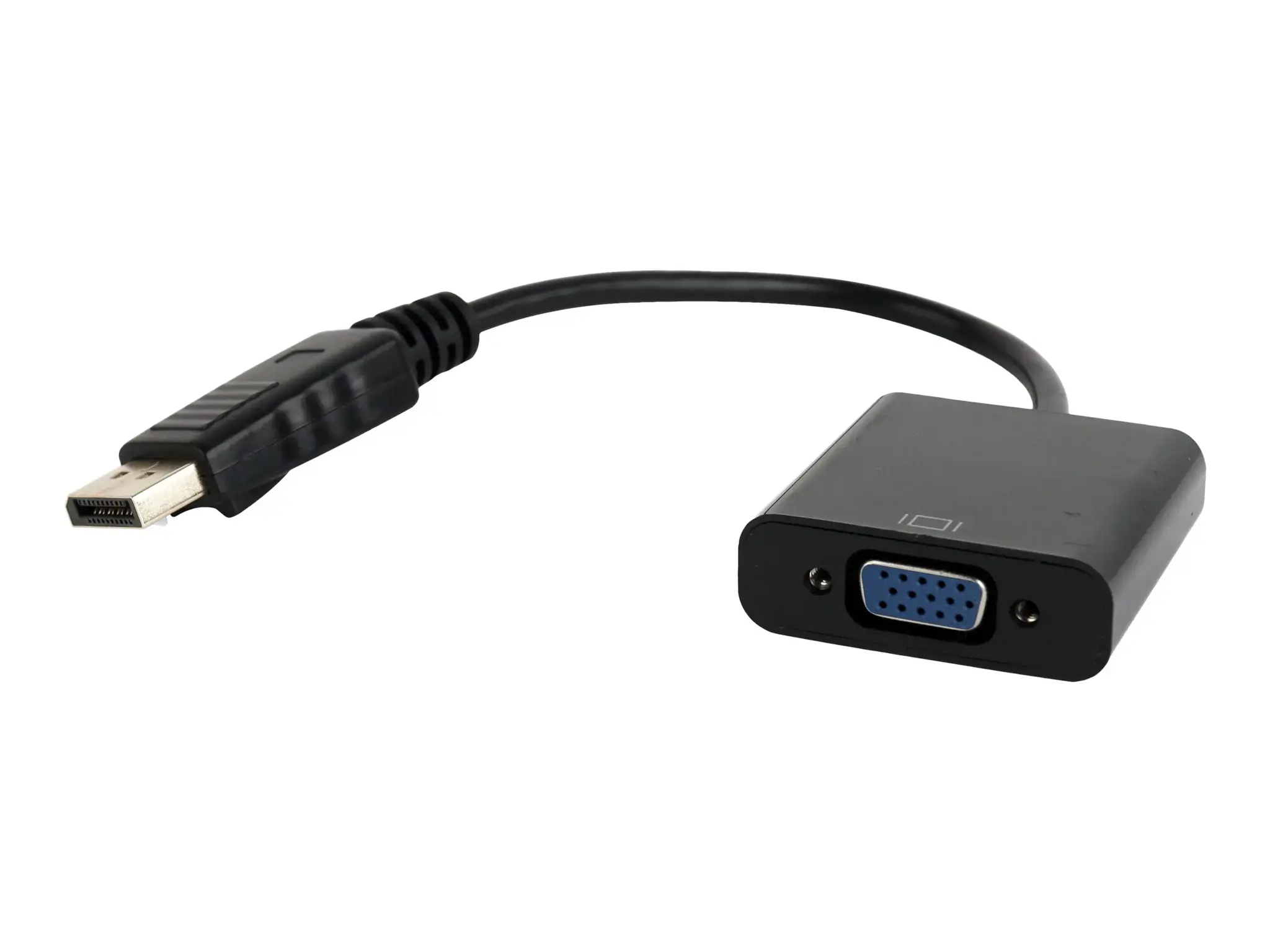 "Cablexpert DisplayPort" ir VGA adapterio kabelis, juodas