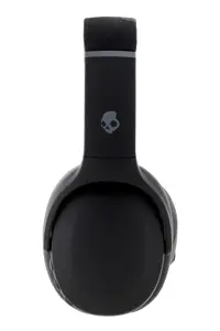 "Skullcandy" belaidės ausinės "Crusher Evo" su ausinėmis, galvos juosta, mikrofonu, tikra juoda spalva