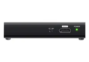 ATEN 2 prievadų 4K DisplayPort 1.2a skirstytuvas, DisplayPort, 2x DisplayPort, 4096 x 2160 taškų, juodas, metalinis, 4K Ultra HD