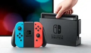 "Nintendo Switch", "Nintendo Switch", 768 MHz, 4000 MB, mėlyna, pilka, raudona, analoginis / skaitmeninis, D-pad