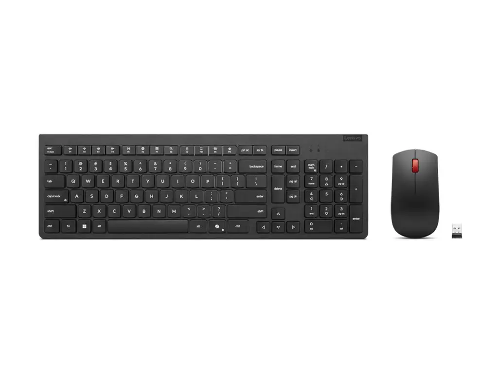 Lenovo Essential Wireless Combo Keyboard & Mouse Gen2 | Keyboard and Mouse Set | Wireless | Mouse included | Lithuanian | Black