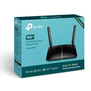 TP-LINK 4G+ LTE maršrutizatorius Archer MR600 802.11ac, 300+867 Mbit/s, 10/100/1000 Mbit/s, Ethernet LAN (RJ-45) prievadai 3, 4G, 2x nuimama antena, LTE cat 6