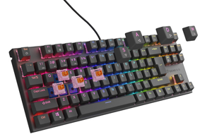 Genesis THOR 303 | Mechanical Gaming Keyboard | Wired | US | Black | USB Type-A | Outemu Peach Silent