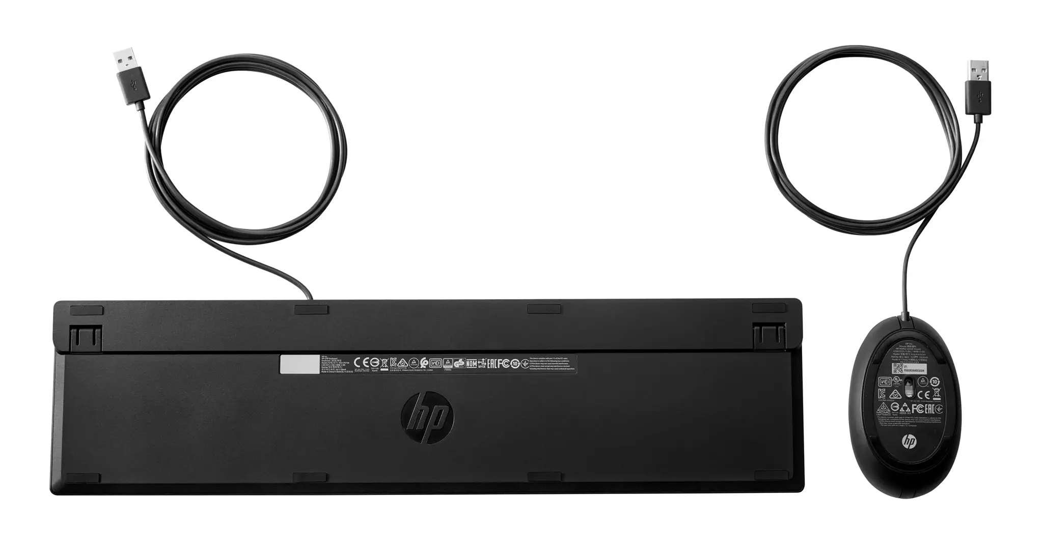 HP 320MK USB Wired Mouse Keyboard Combo, spill resistant – Black - EST