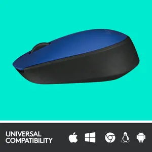 LOGITECH M171 belaidė pelė BLUE