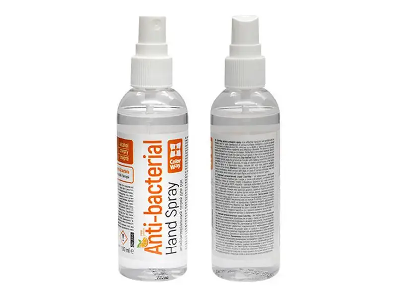 "ColorWay" alkoholinis rankų dezinfekavimo skystis 100 ml (oranžinis)