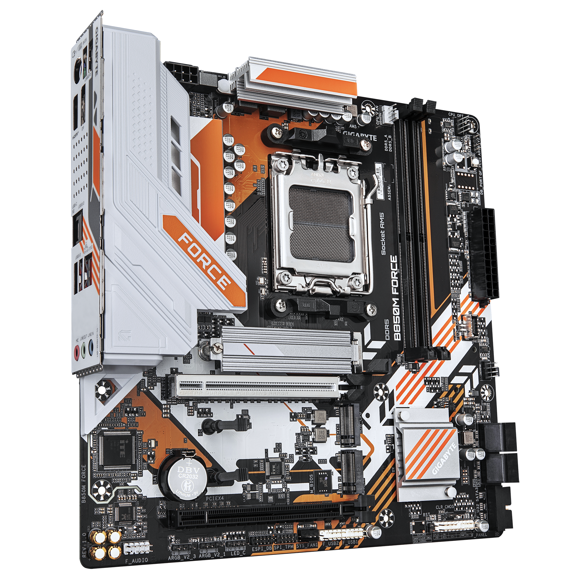 Mainboard GIGABYTE AMD B850 SAM5 Micro-ATX Memory DDR5 Memory slots 2 B850MFORCE