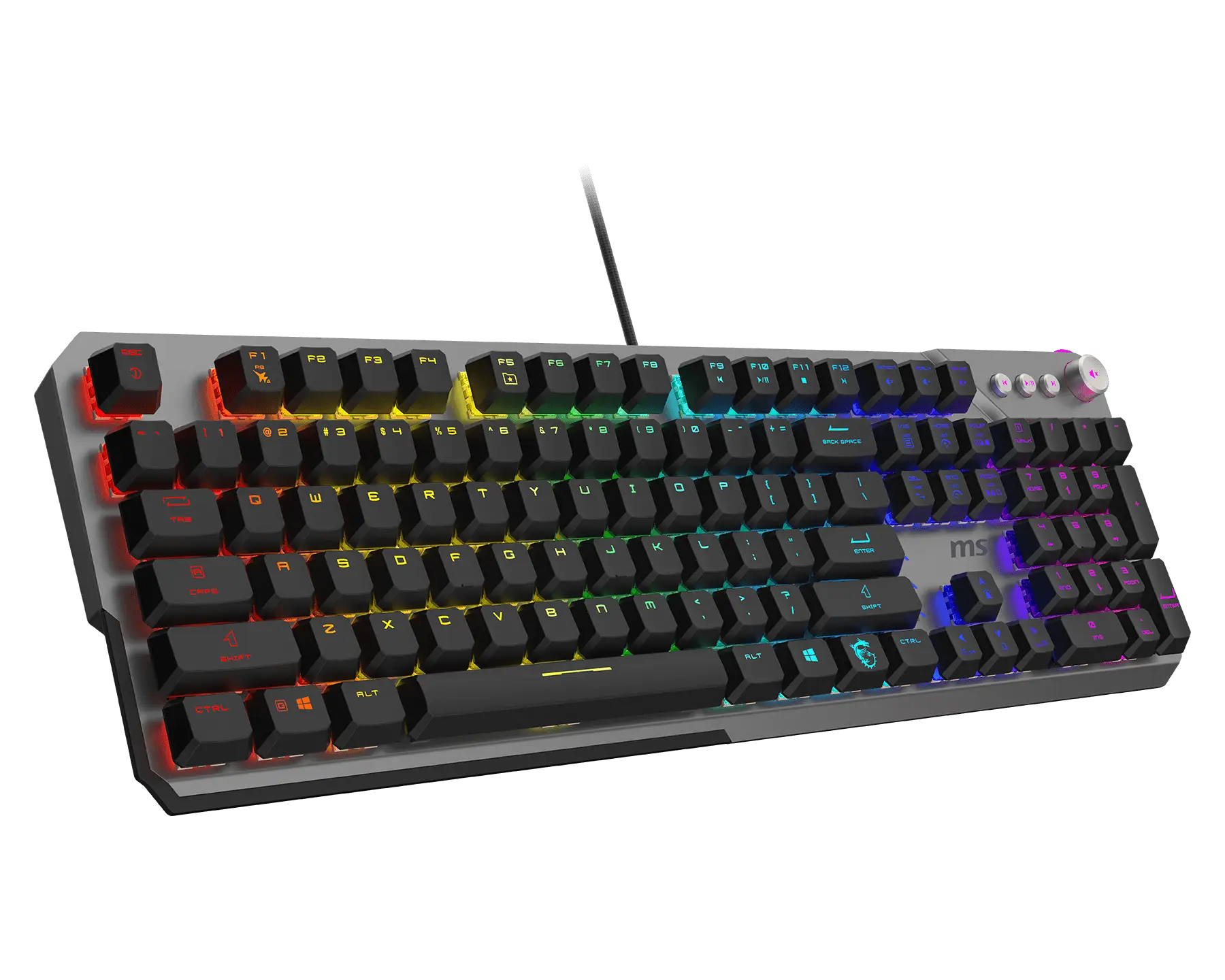 MSI STRIKE 600 V2 SILENT | Gaming keyboard | Wired | US | Mechanical - Silent