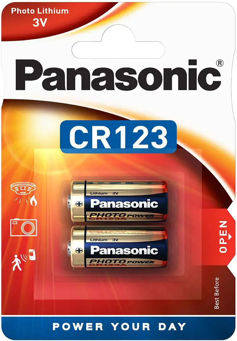 "Panasonic" baterija CR123AL/2B