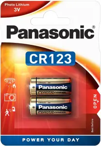 "Panasonic" baterija CR123AL/2B
